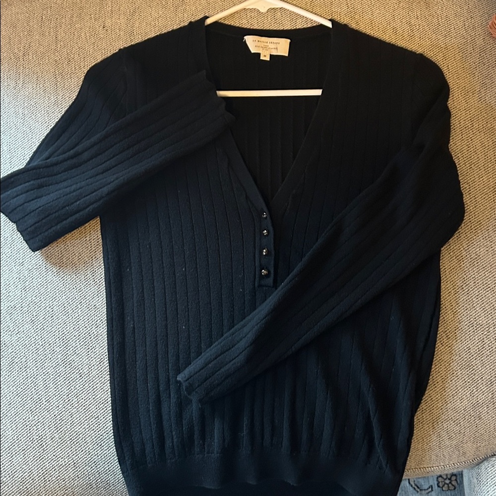 Sezane Lou Jumper Noir. - Size M
